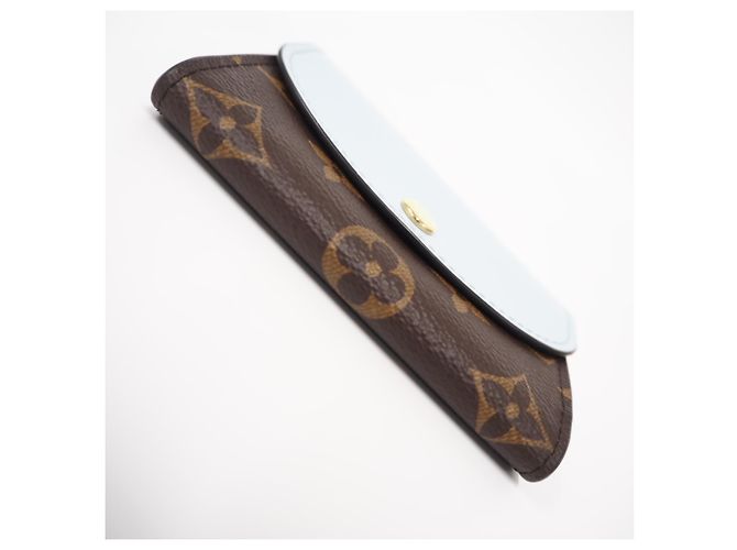 Louis Vuitton Monogram Rosalie Wallet Brown Blue Beige - view 6