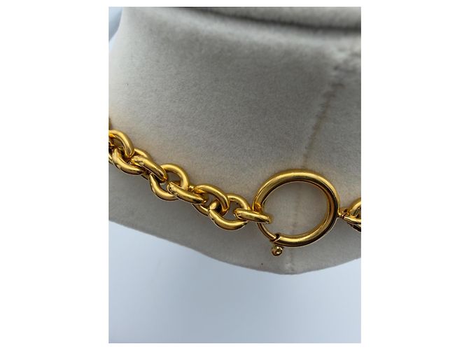 Collar con colgante Chanel CC Dorado - vista 11