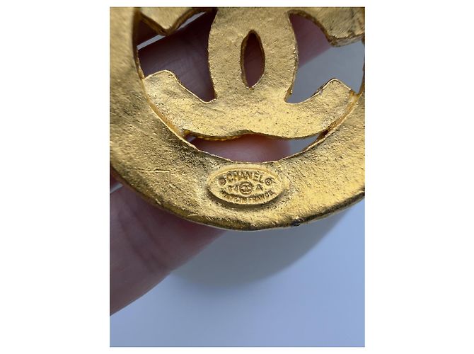Collar con colgante Chanel CC Dorado - vista 5