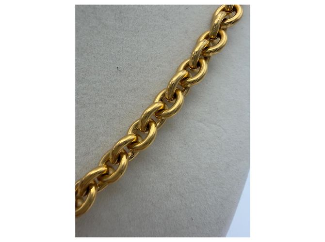 Collar con colgante Chanel CC Dorado - vista 8
