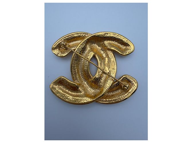 Chanel CC Steppbroche Gold Golden - Ansicht 4