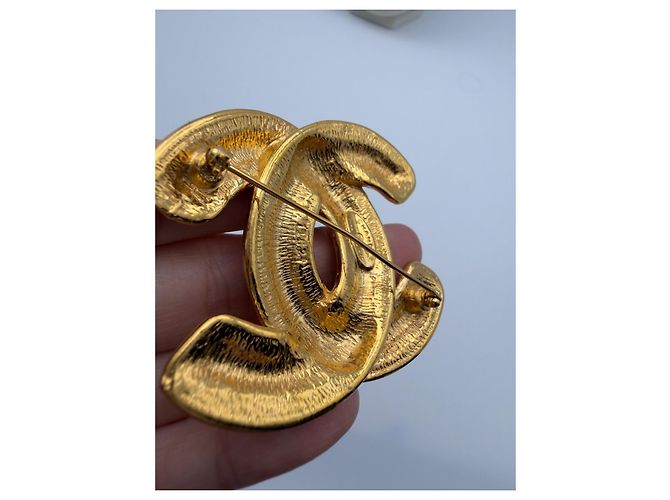 Chanel CC Steppbroche Gold Golden - Ansicht 5