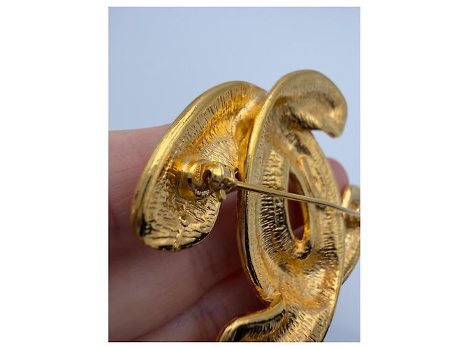 Chanel CC Steppbroche Gold Golden - Ansicht 6