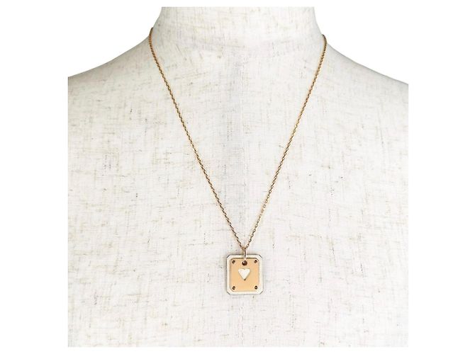 Hermès Collana HERMES Ace of Hearts Bianco - vista 3