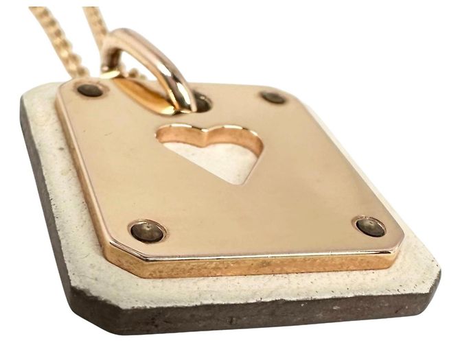 Hermès Collana HERMES Ace of Hearts Bianco - vista 6