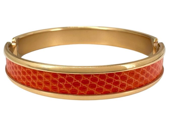 Brazalete Hermès Olympe en Orange Poppy Naranja - vista 4