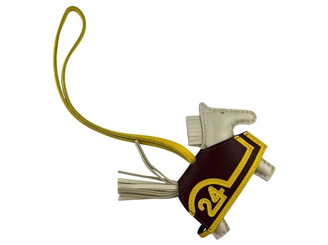Hermès HERMES Rodeo Robeo 24 PM Charm Marrone Bianco Crudo - vista 2