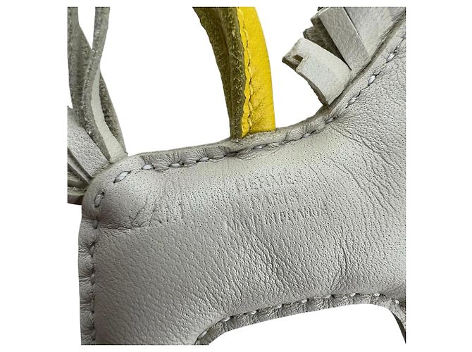 Hermès HERMES Rodeo Robeo 24 PM Charm Marrone Bianco Crudo - vista 7
