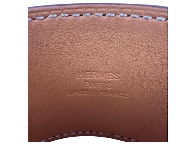 Hermès Hermes Collier de Chien Bangle in Leather Red - view 8