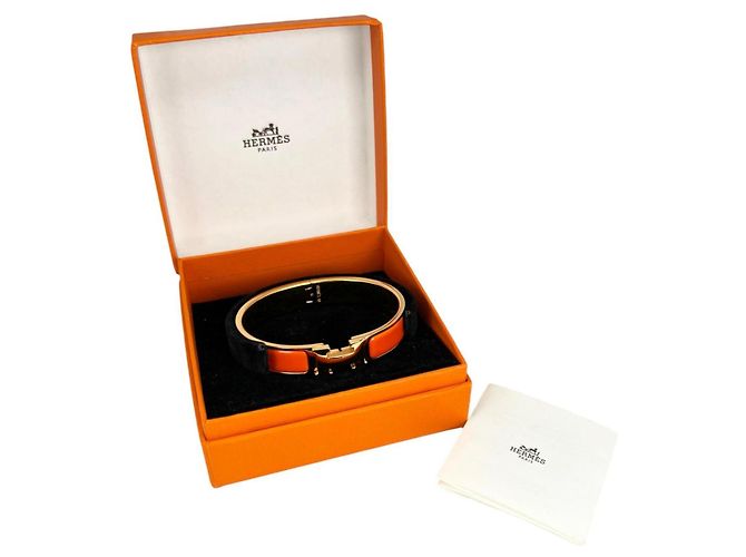 Hermès HERMES Click H Bangle Red Yellow - view 6