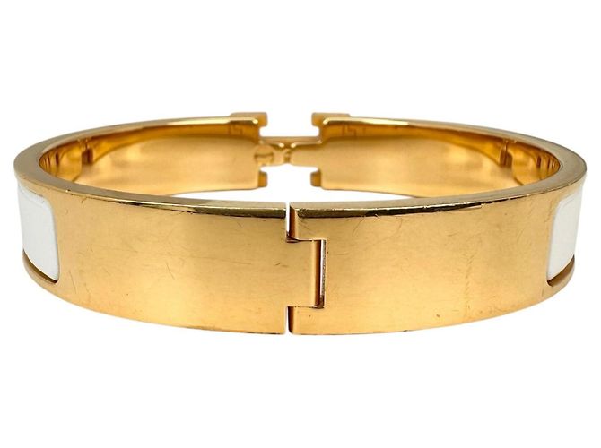 Bracciale Hermès Click H Bianco - vista 4