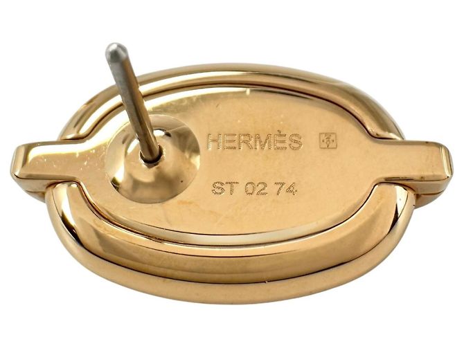 Hermès Hermes Mini Maillon H100052F Ohrringe Schwarz - Ansicht 5