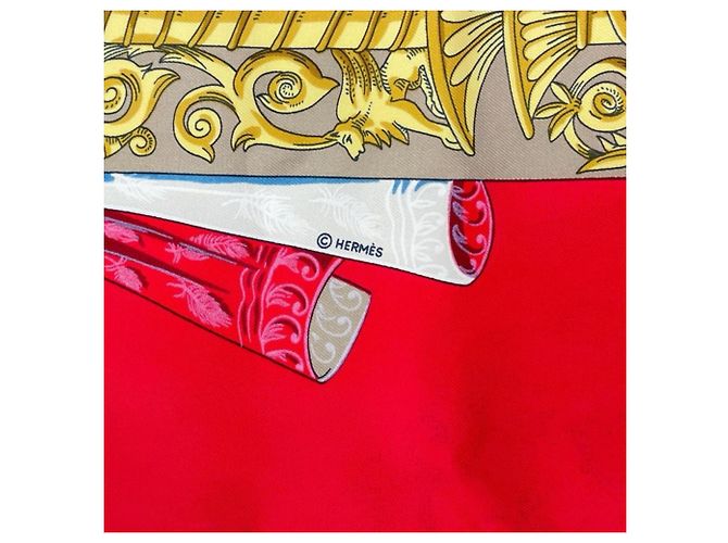 Hermès Hermes L'Atlantide Seidentuch Mehrfarben - Ansicht 8