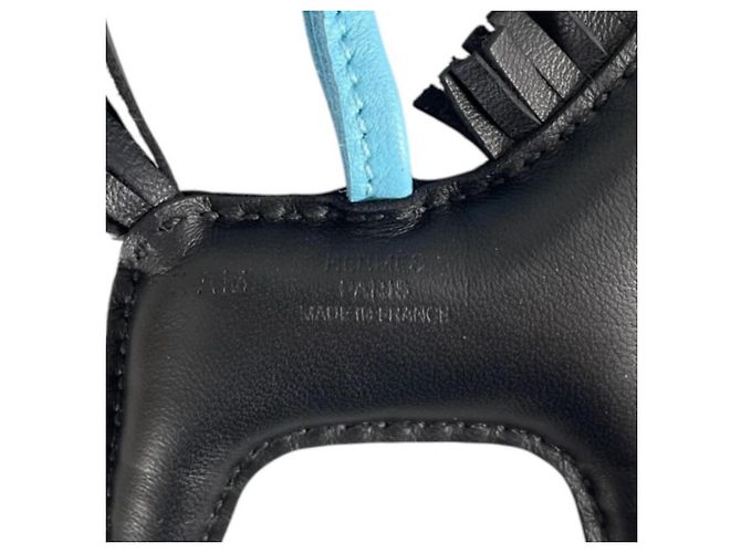 Hermès Hermes Rodeo PM Robeo Charm con marcado 24K Negro Verde claro Azul claro - vista 7