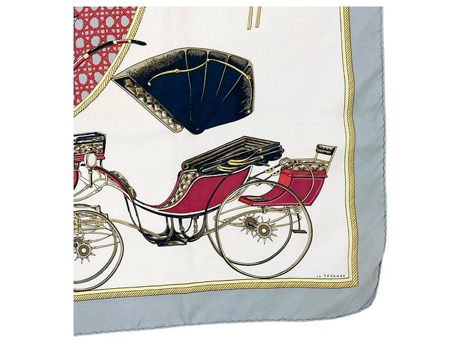 Hermès Pañuelo de seda Hermes Carre 90 Multicolor - vista 5