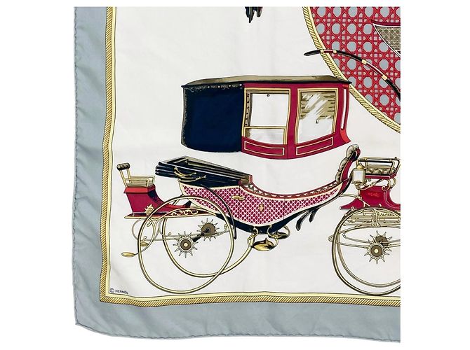 Hermès Pañuelo de seda Hermes Carre 90 Multicolor - vista 6