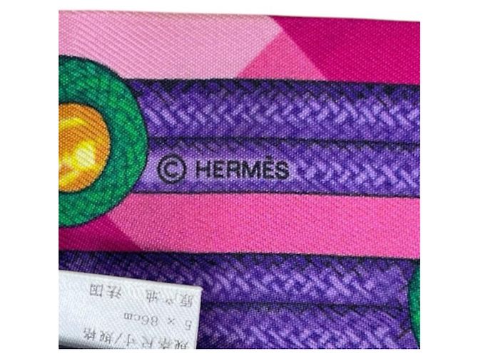 Hermès Hermes Twilly Seidentuch Mehrfarben - Ansicht 5