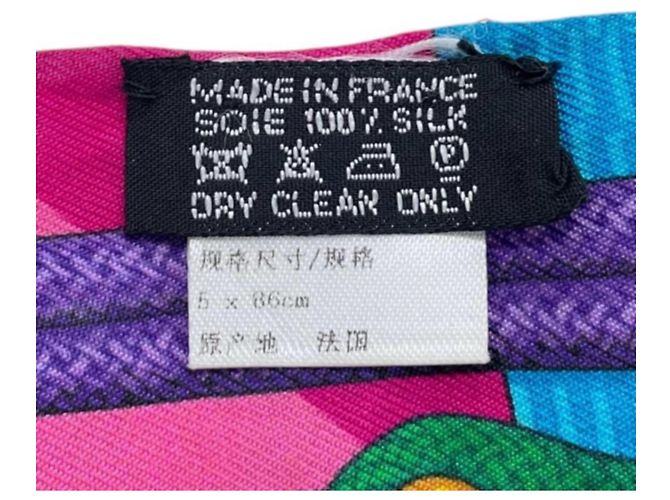 Hermès Hermes Twilly Seidentuch Mehrfarben - Ansicht 6