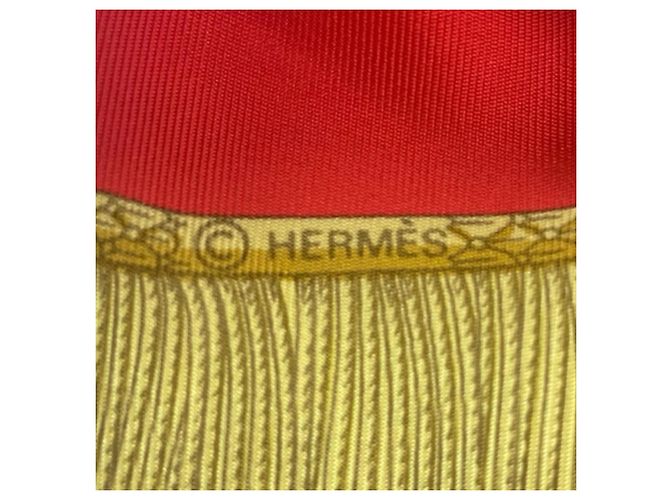 Hermès Lenço de seda Hermes Poste et Cavalerie Multicor - vista 10