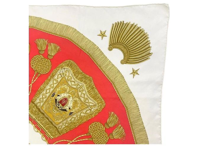 Hermès Lenço de seda Hermes Poste et Cavalerie Multicor - vista 4