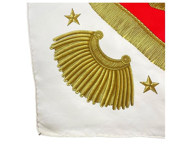 Hermès Lenço de seda Hermes Poste et Cavalerie Multicor - vista 5