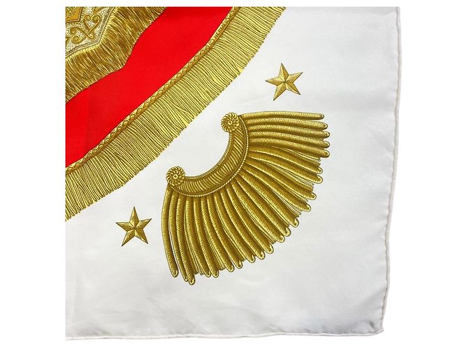 Hermès Lenço de seda Hermes Poste et Cavalerie Multicor - vista 6