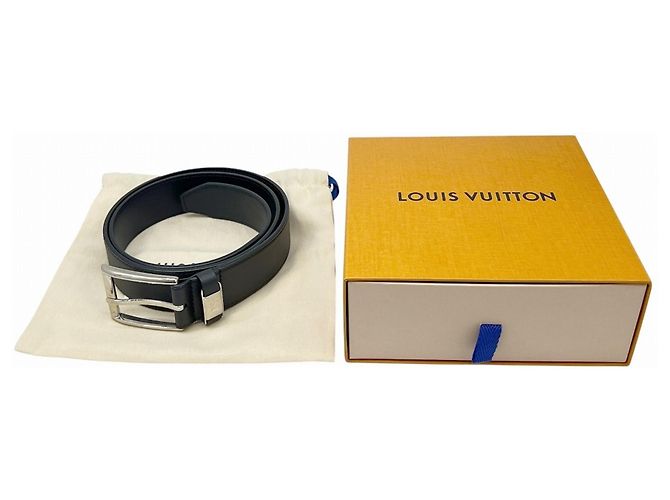 Cintura Louis Vuitton City Pin Nero - vista 12