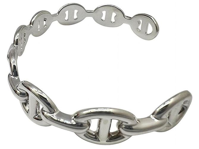 Hermès Chaine d'Ancre Enchainée Armreif Silber - Ansicht 2