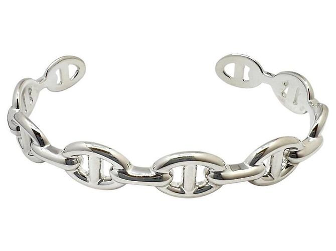 Hermès Chaine d'Ancre Enchainée Armreif Silber - Ansicht 4