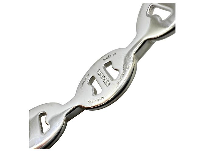 Hermès Chaine d'Ancre Enchainée Armreif Silber - Ansicht 5