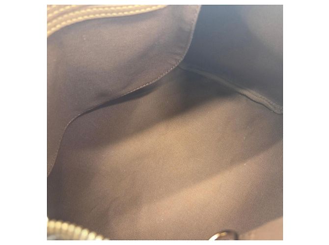 Louis Vuitton Speedy 25 Monogram Handbag Brown White - view 12
