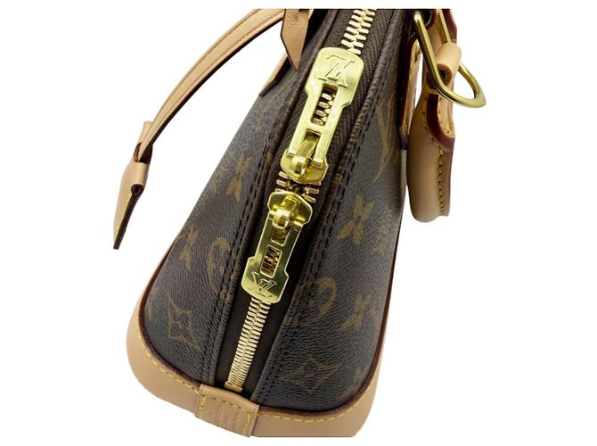 Sac à épaule Louis Vuitton Monogram Alma BB Marron Monogramme - vue 10