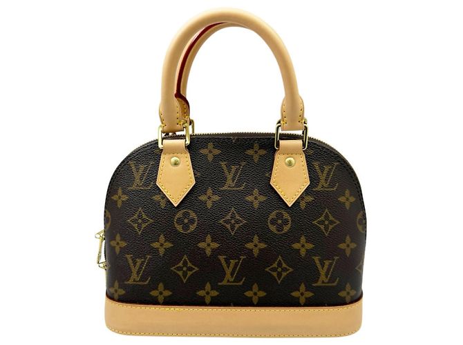 Sac à épaule Louis Vuitton Monogram Alma BB Marron Monogramme - vue 2