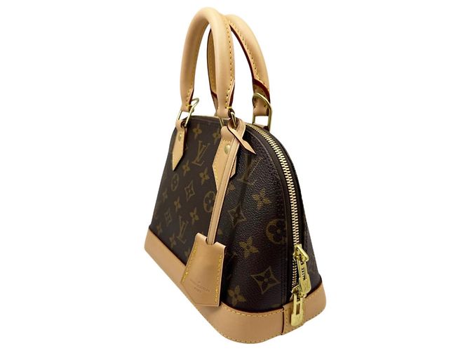Sac à épaule Louis Vuitton Monogram Alma BB Marron Monogramme - vue 3