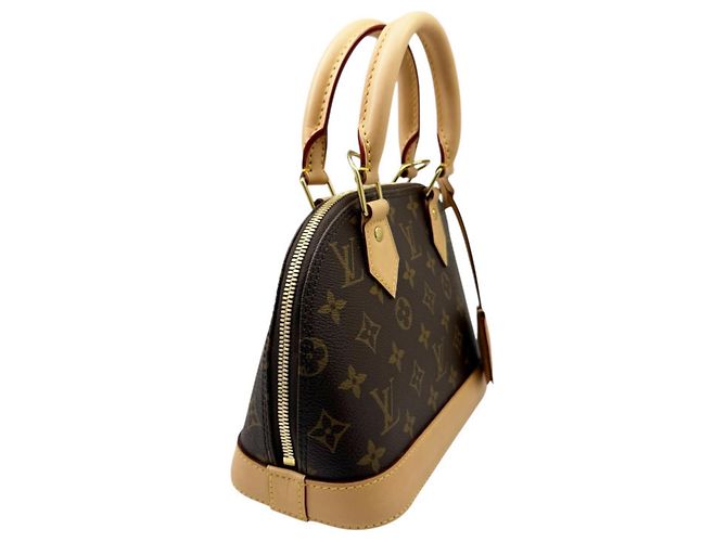 Sac à épaule Louis Vuitton Monogram Alma BB Marron Monogramme - vue 4
