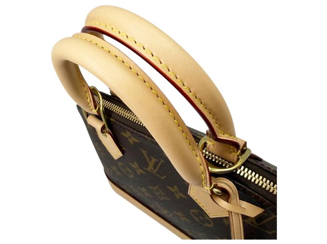Sac à épaule Louis Vuitton Monogram Alma BB Marron Monogramme - vue 9