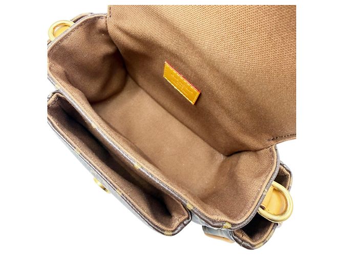 Bolsa de Ombro Louis Vuitton Monogram Archive Marrom Monograma - vista 13