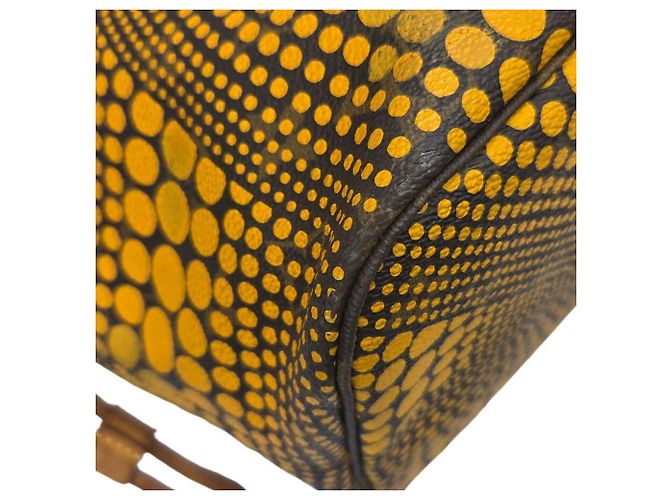 Sac cabas Louis Vuitton Neverfull MM Marron Jaune Monogramme - vue 6
