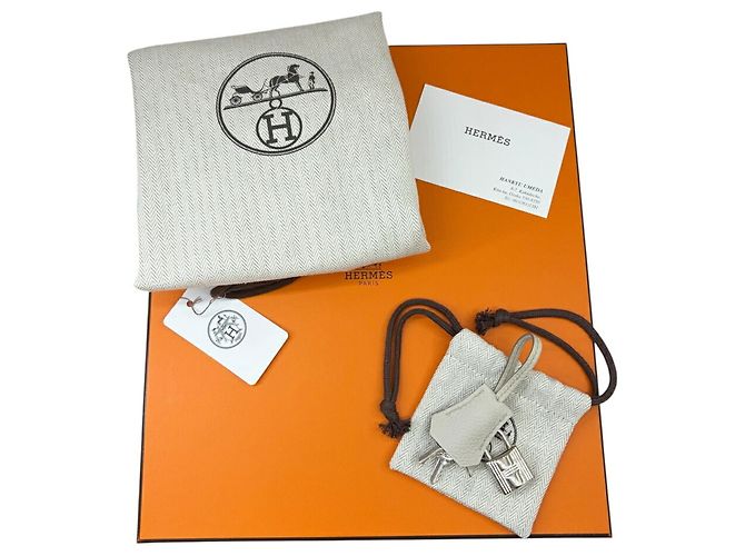 Hermès Bolsa Hermes Birkin 25 em couro Togo Cinza Cru - vista 15