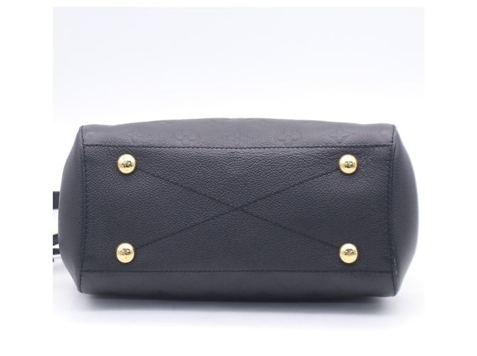 LOUIS VUITTON Monogram Empreinte Montaigne BB Noir Handtasche Schwarz - Ansicht 6