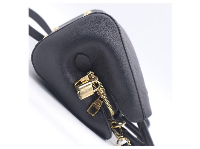 LOUIS VUITTON Monogram Empreinte Montaigne BB Noir Handtasche Schwarz - Ansicht 8