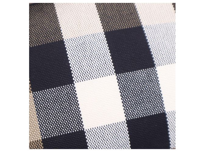 Pochette de poignet Burberry Cotton New Peyton Marron Noir Blanc - vue 4