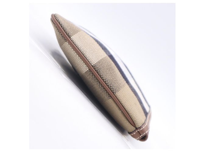 Pochette de poignet Burberry Cotton New Peyton Marron Noir Blanc - vue 7