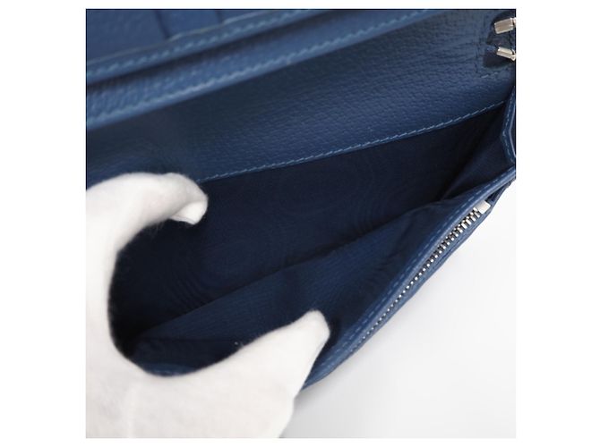 Portafoglio lungo Gucci GG Supreme Marrone Nero Blu - vista 11