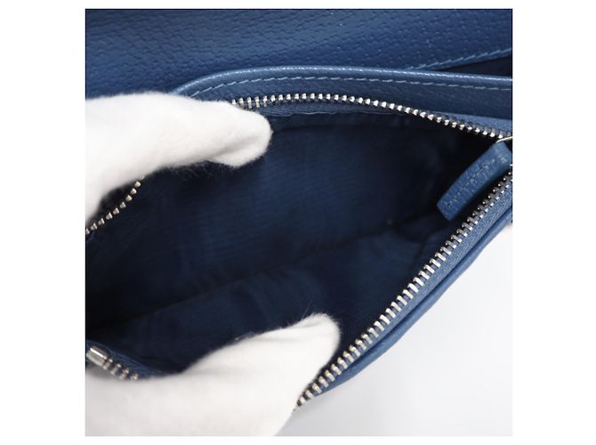 Portafoglio lungo Gucci GG Supreme Marrone Nero Blu - vista 12
