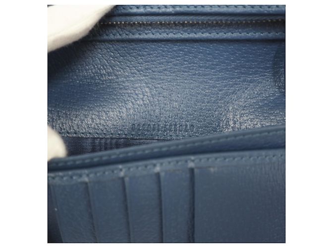 Portafoglio lungo Gucci GG Supreme Marrone Nero Blu - vista 15