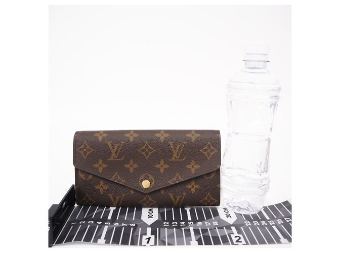 Louis Vuitton Monogram Portefeuille Sarah Long Wallet Braun Beige - Ansicht 3