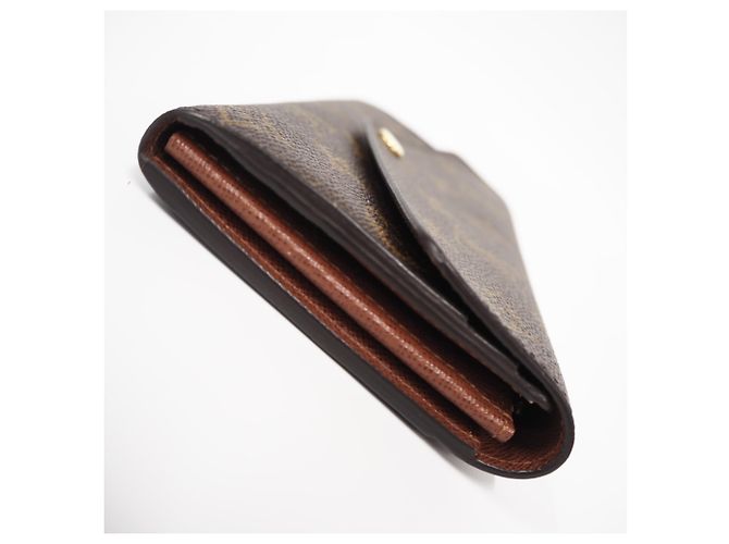 Louis Vuitton Monogram Portefeuille Sarah Long Wallet Braun Beige - Ansicht 7