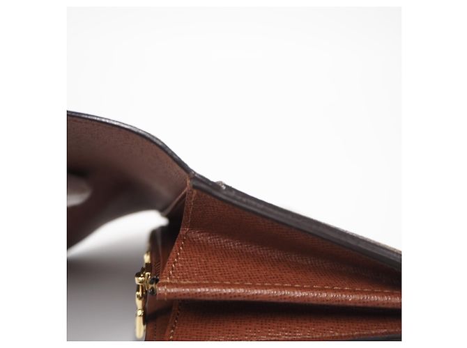 Louis Vuitton Monogram Portefeuille Sarah Long Wallet Braun Beige - Ansicht 9