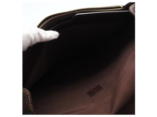 Sac à épaule Louis Vuitton Damier Spencer Marron Beige Damier ebène - vue 14